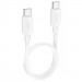 Дата кабель Hoco X96 Hyper Type-C to Type-C 60W (0.25m) (White)