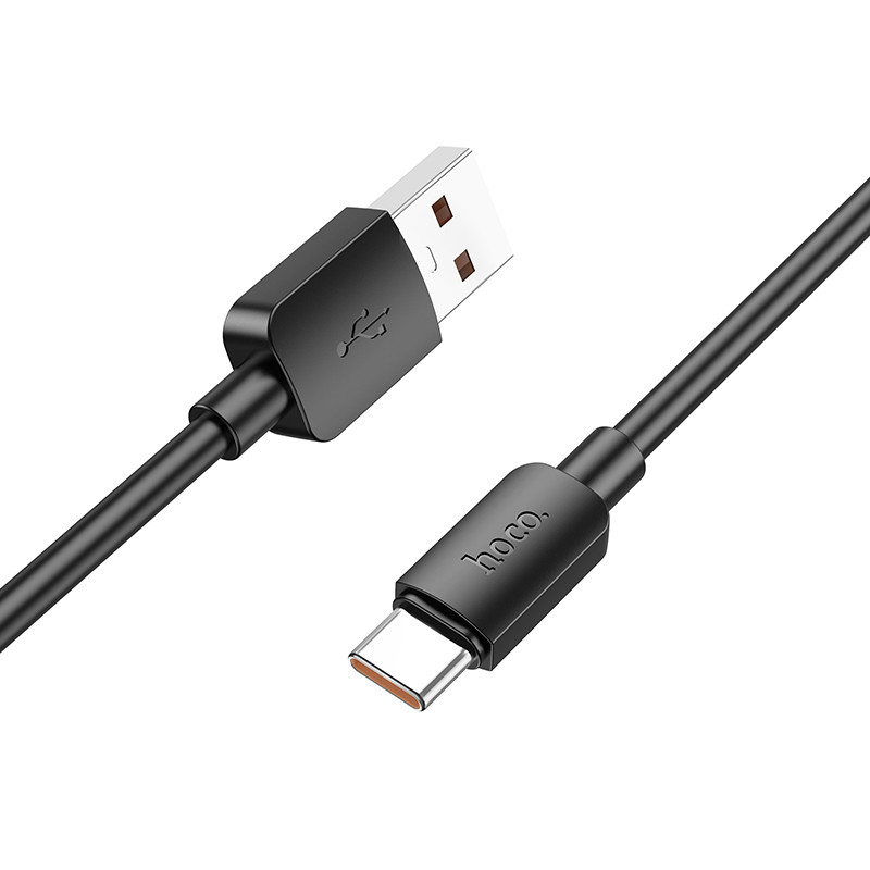 Фото Дата кабель Hoco X96 Hyper USB для Type-C 100W (0.25m) (Black) на vchehle.ua