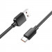 Фото Дата кабель Hoco X96 Hyper USB для Type-C 100W (0.25m) (Black) на vchehle.ua
