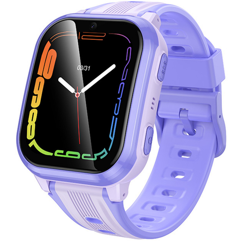 Детские cмарт-часы Hoco Y108 4G with call function (Purple)