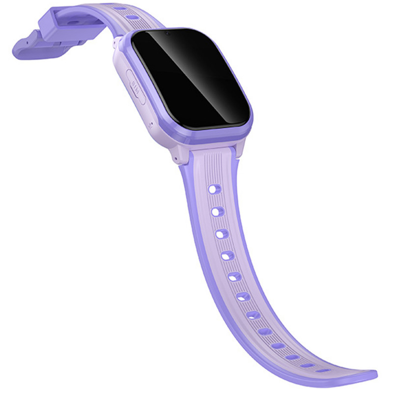 Фото Детские cмарт-часы Hoco Y108 4G with call function (Purple) на vchehle.ua