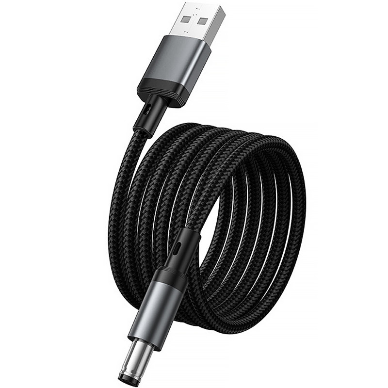 Заказать Кабель питания для роутера/модема Hoco X129 Advantage USB-DC 5V (1m) (Black) на vchehle.ua