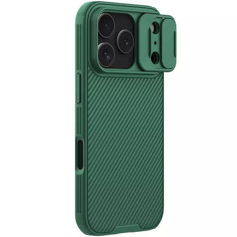 Карбонова накладка Nillkin CamShield Pro на Apple iPhone 17 Pro Max (6.9") (Deep Green)