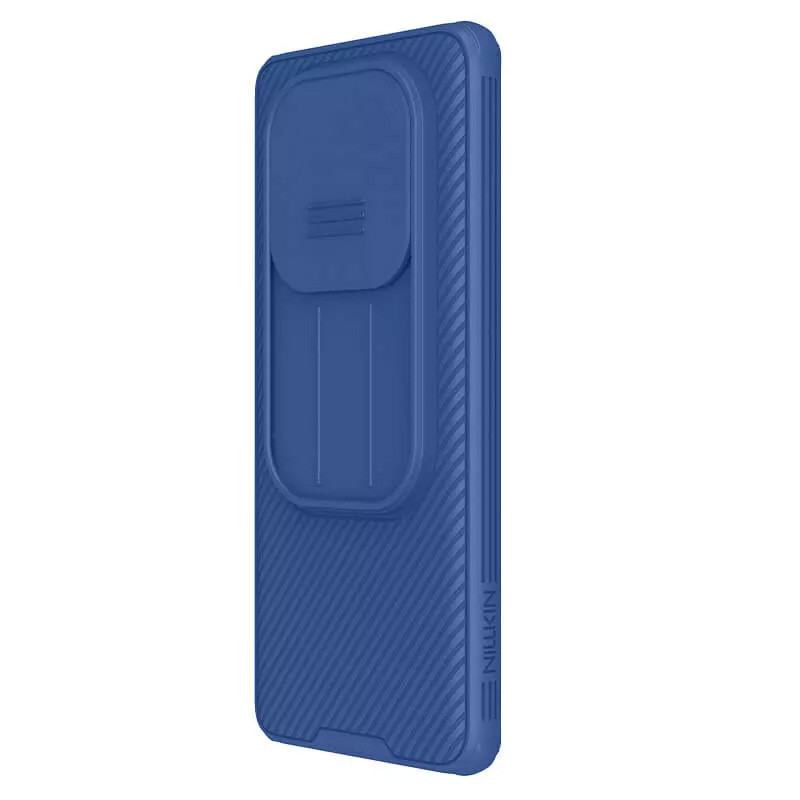 Фото Карбоновая накладка Nillkin CamShield Pro для Xiaomi Redmi Note 14 Pro+ 5G (Blue) на vchehle.ua