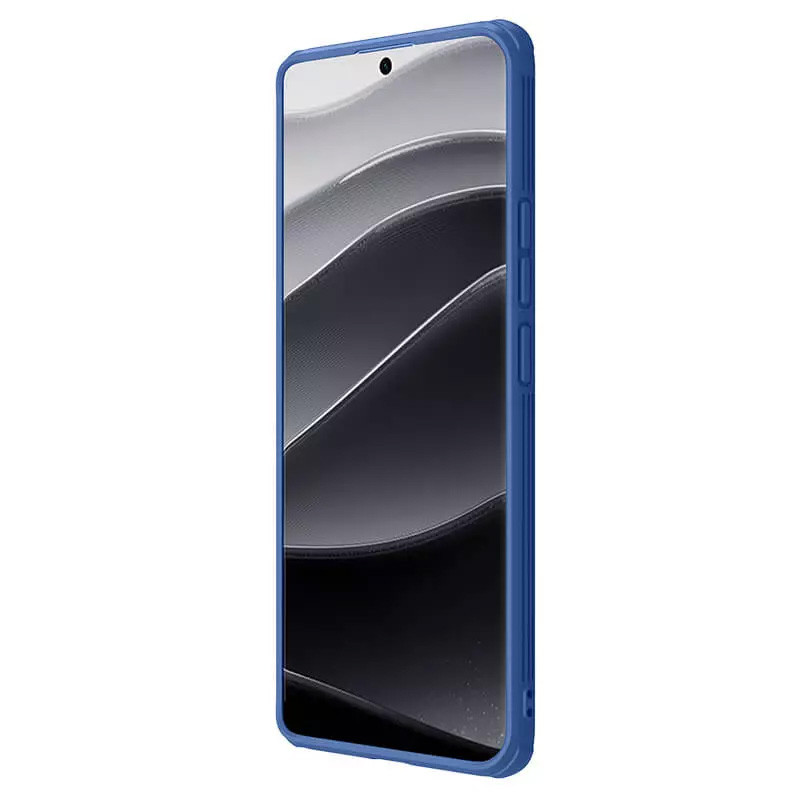 Карбоновая накладка Nillkin CamShield Pro для Xiaomi Redmi Note 14 Pro+ 5G (Blue) в магазине vchehle.ua