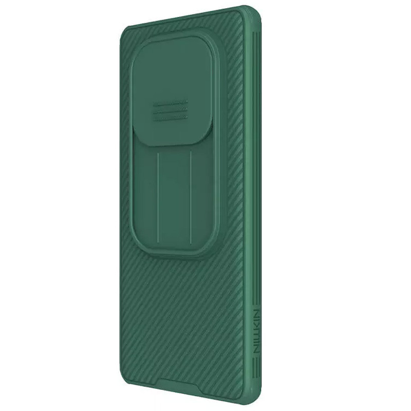 Фото Карбоновая накладка Nillkin CamShield Pro для Xiaomi Redmi Note 14 Pro+ 5G (Deep Green) на vchehle.ua