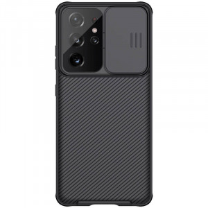Карбонова накладка Nillkin Camshield (шторка на камеру) на Samsung Galaxy S21 Ultra