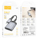 Замовити Картрідер Hoco UA25 2in1 Type-C (Metal gray) на vchehle.ua
