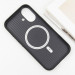 Шкіряний чохол Carved with Magnetic Safe на Apple iPhone 16 (6.1") (Black) в магазині vchehle.ua