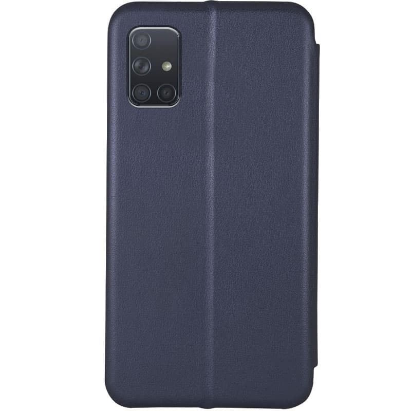 Фото Кожаный чехол-книжка Classy для Samsung Galaxy A51 (Темно-синий) на vchehle.ua