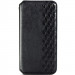 Шкіряний чохол-книжка GETMAN Cubic (PU) на Samsung Galaxy A51 (Чорний)