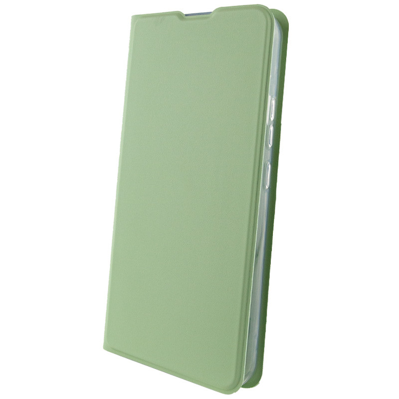 Фото Кожаный чехол-книжка GETMAN Elegant (PU) для Motorola Moto G14 (Мятный) на vchehle.ua