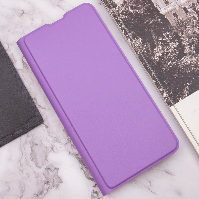 Заказать Кожаный чехол-книжка GETMAN Elegant (PU) для Motorola Moto G14 (Сиреневый) на vchehle.ua