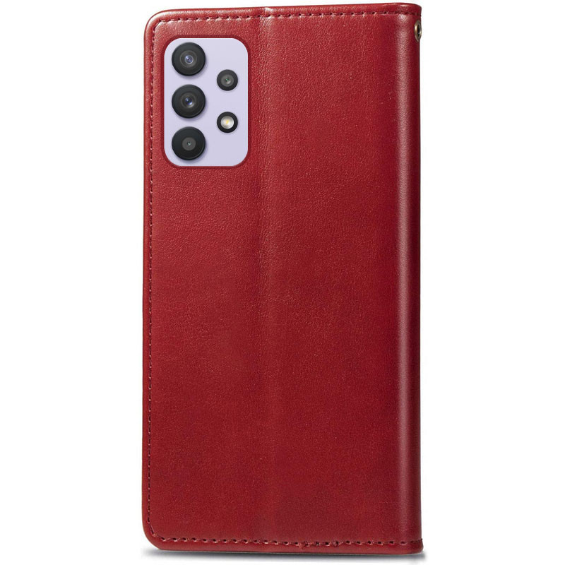 Фото Шкіряний чохол-книжка GETMAN Gallant (PU) для Samsung Galaxy A13 4G (Червоний) в маназині vchehle.ua