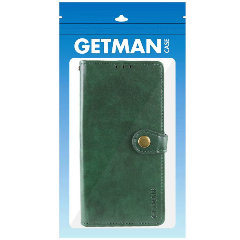 Кожаный чехол-книжка GETMAN Gallant (PU) для Samsung Galaxy S23 FE (Зеленый) в магазине vchehle.ua
