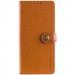 Кожаный чехол-книжка GETMAN Gallant (PU) для Xiaomi Redmi 15C (EU) (Коричневый)