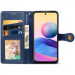 Купить Кожаный чехол-книжка GETMAN Gallant (PU) для Xiaomi Redmi 15C (EU) (Синий) на vchehle.ua