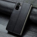 Купить Кожаный чехол-книжка GETMAN Gallant (PU) для Xiaomi Redmi Note 10 / Note 10s (Черный) на vchehle.ua