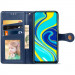 Фото Кожаный чехол-книжка GETMAN Gallant (PU) для Xiaomi Redmi Note 9s / Note 9 Pro / Note 9 Pro Max (Синий) на vchehle.ua