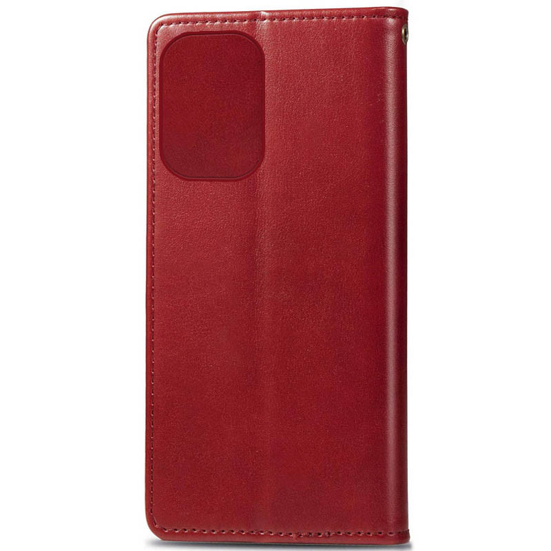 Шкіряний чохол-книжка GETMAN Gallant (PU) для ZTE Blade A72 (Червоний) в магазині vchehle.ua