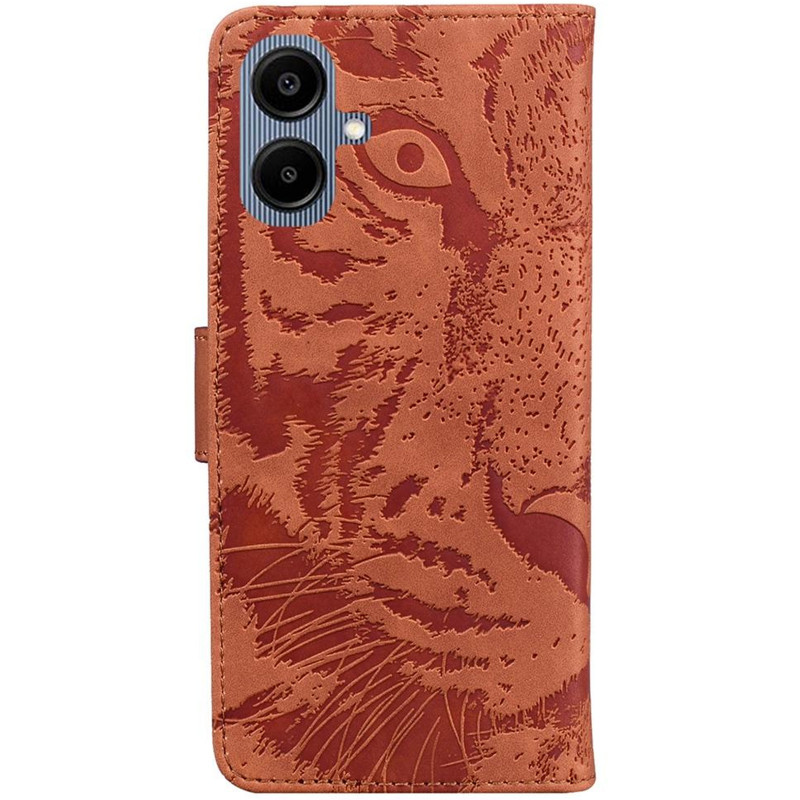 Купить Кожаный чехол-книжка Tiger для Samsung Galaxy A07 / A06 (Brown) на vchehle.ua