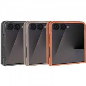 Кожаный чехол Leather Case (AAA) для Samsung Galaxy Z Flip5