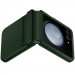 Фото Шкіряний чохол Leather Case (AAA) на Samsung Galaxy Z Flip5 (Green) в маназині vchehle.ua