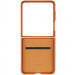 Фото Шкіряний чохол Leather Case (AAA) на Samsung Galaxy Z Flip7 (Brown) в маназині vchehle.ua