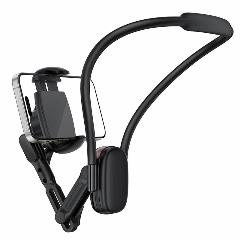 Фото Магнитный держатель для телефона Acefast E33 neck-hanging (Black) на vchehle.ua