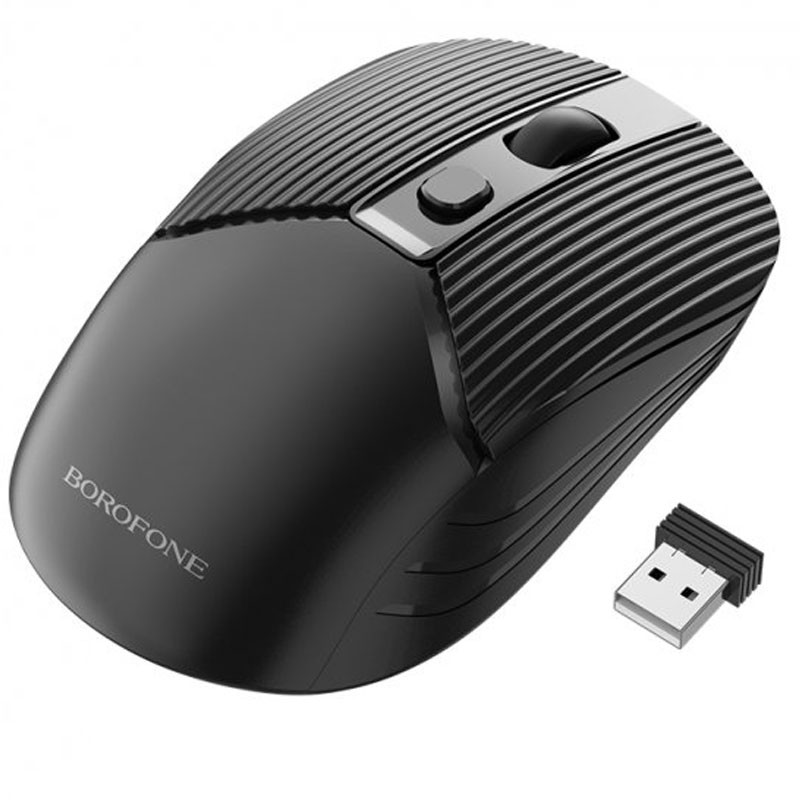 Мышь беспроводная Borofone BG5 Business 2.4G (Черный)