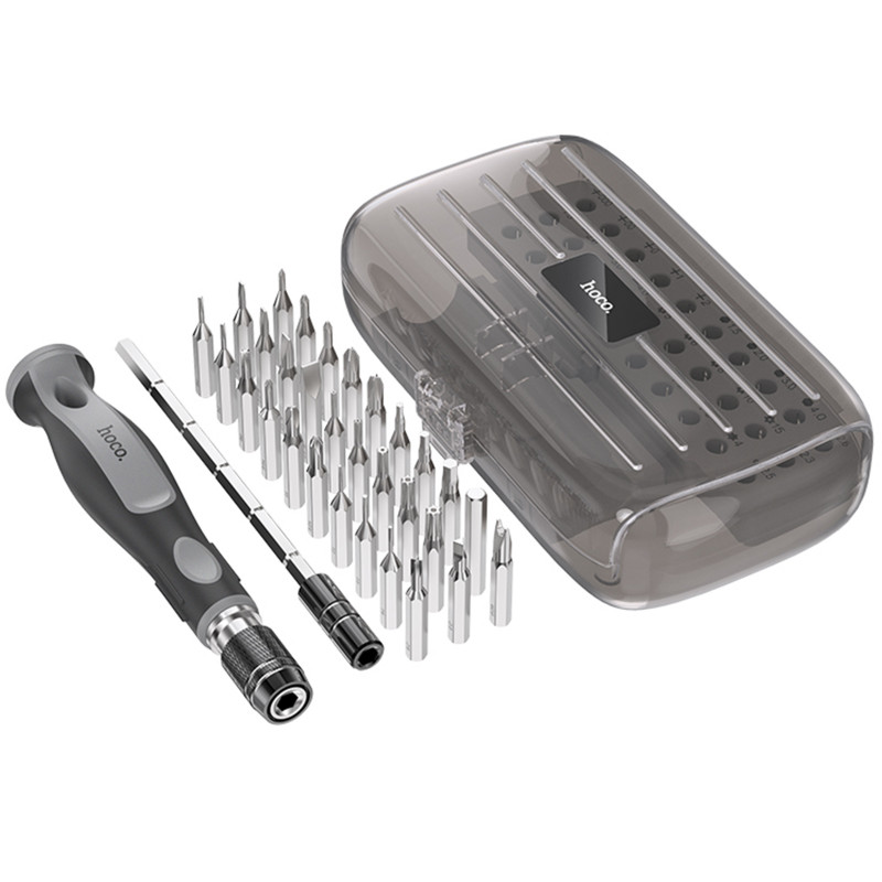 Фото Набір викруток Hoco UT10 set 32in1 (Gray / Black) в маназині vchehle.ua