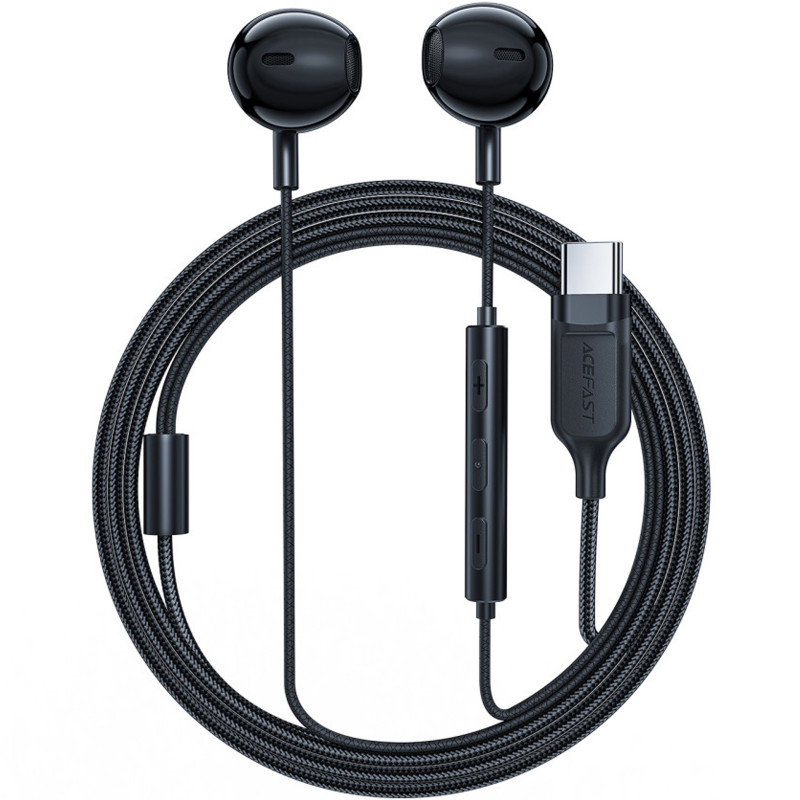 Фото Наушники Acefast L2 (Type-C/1.2m) (Black) в магазине vchehle.ua