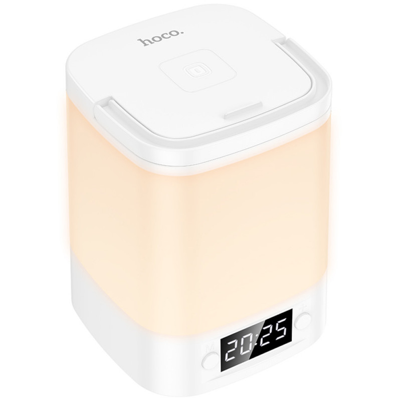 Нічник Hoco HX15 Smart + годинник (White) в магазині vchehle.ua