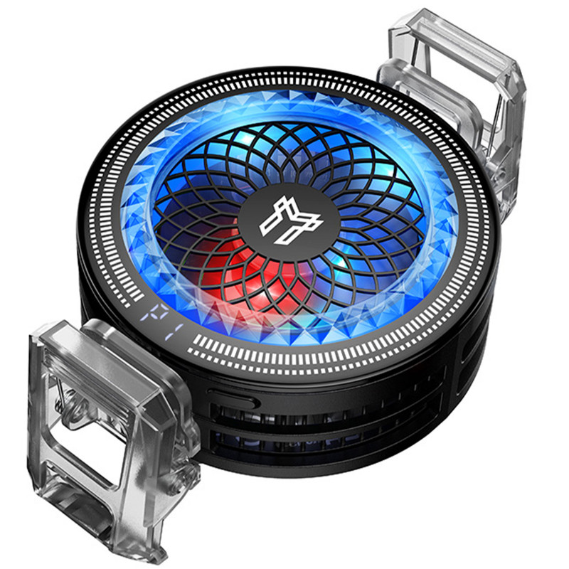 Замовити Охолоджуючий кулер для мобільного телефону Hoco GA6 Glacier AI (Black) на vchehle.ua