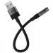 Перехідник Acefast J13 USB male to AUX 3.5mm female (Black) в магазині vchehle.ua