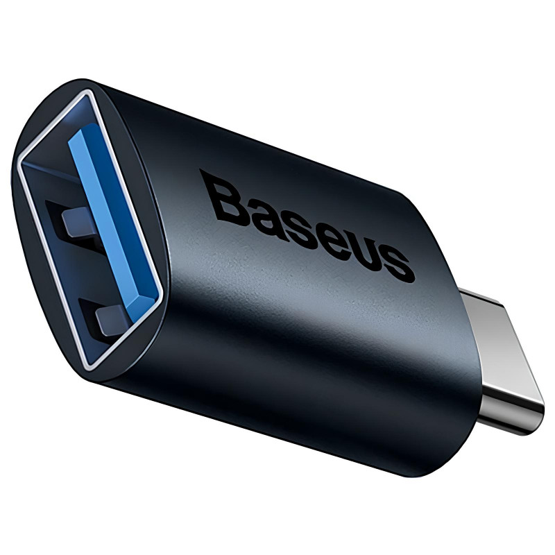 Переходник Baseus Ingenuity Series Mini Type-C to USB 3.1 (ZJJQ000001) (Blue)