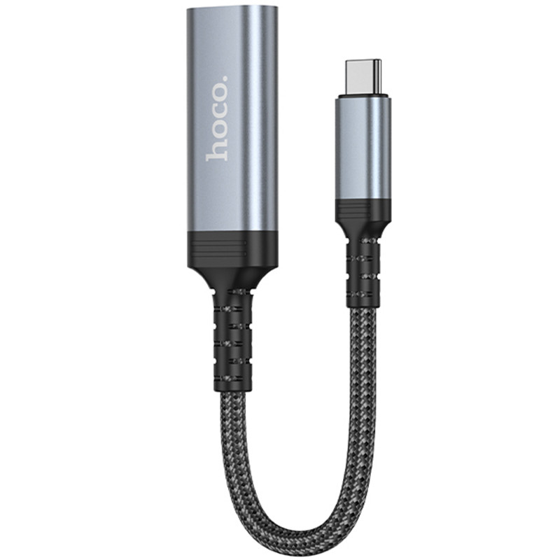 Перехідник Hoco UA43A Type-C to HDTV (0.2m) (Metal gray)