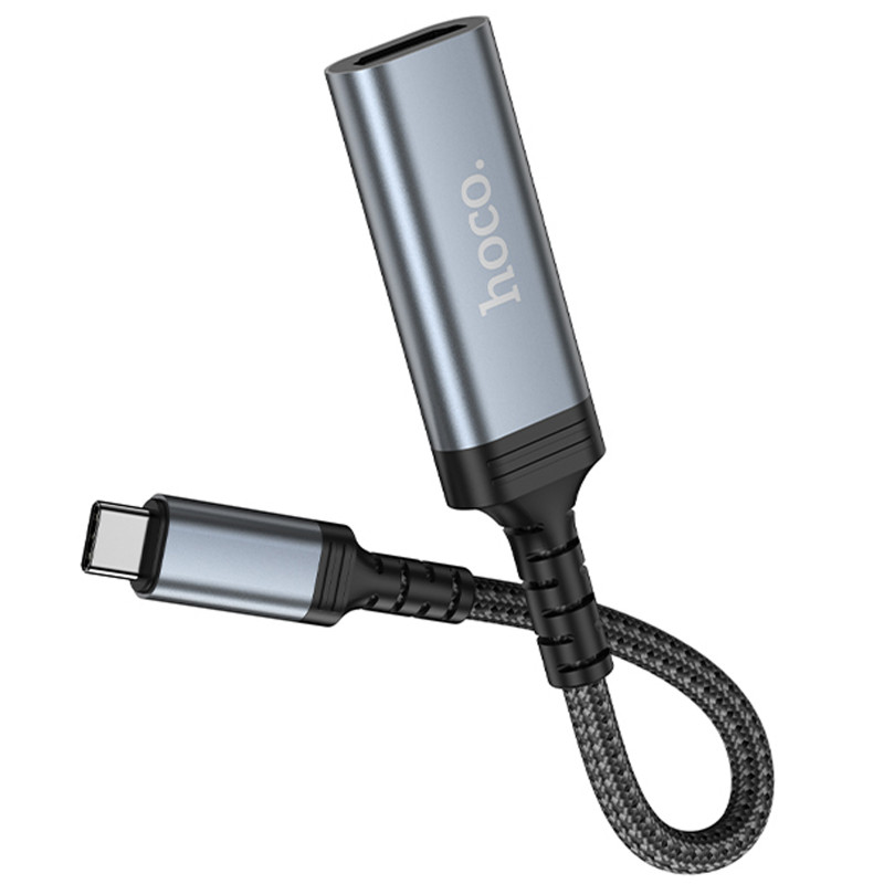 Перехідник Hoco UA43A Type-C to HDTV (0.2m) (Metal gray) в магазині vchehle.ua