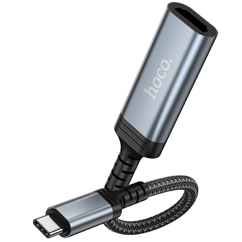 Купити Перехідник Hoco UA43A Type-C to HDTV (0.2m) (Metal gray) на vchehle.ua