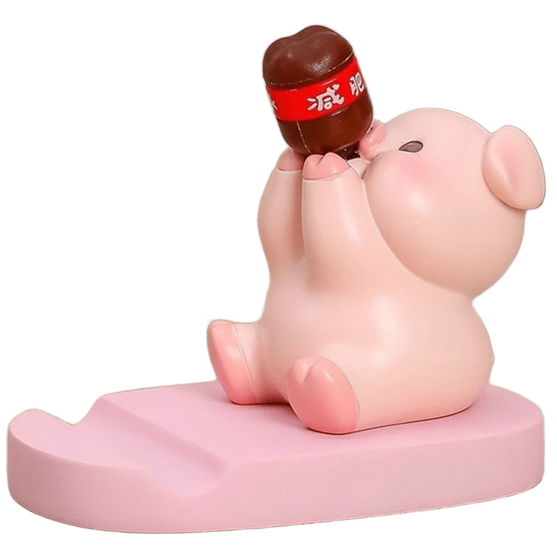 Підставка для телефону Funny Animals (Piggy with bottle)