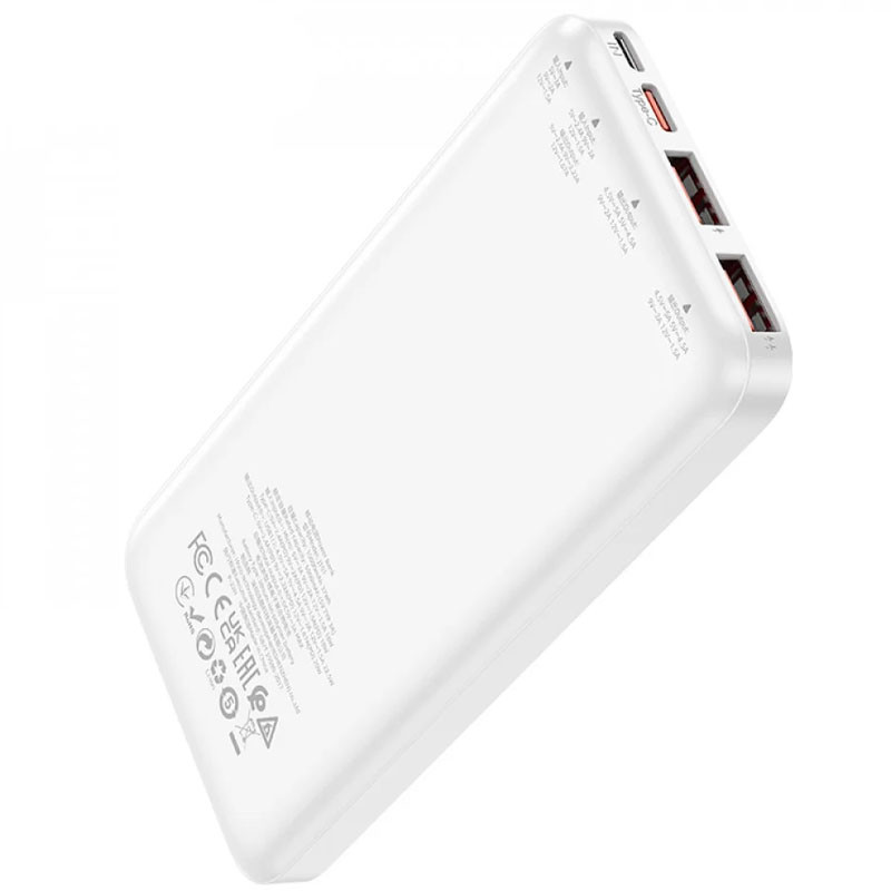 Фото Power Bank Hoco 10000 mAh J101 Astute PD20W+22.5W (White) в магазине vchehle.ua