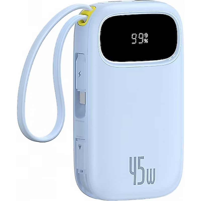 Фото Power Bank Baseus 10000 mAh EnerFill FC31 PD22.5W with cables  (PPQD3) (Galaxy Blue) на vchehle.ua