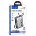 Фото Power Bank Hoco 20000 mAh Q39 Eminente 22.5W+PD20W с БЗУ Type-C + Lighting (Metal gray) на vchehle.ua