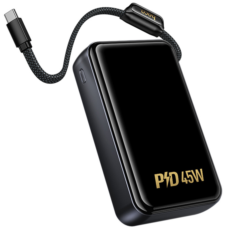 Power Bank Hoco 20000 mAh Q54 Shine PD45W with cable (Metal gray) в магазині vchehle.ua