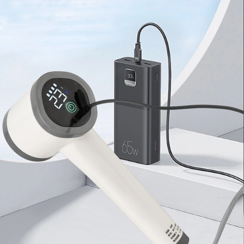Портативный душ BL01-901 Water Temp and Battery Level Indicator 2000mAh (USB-C) (White) в магазине vchehle.ua