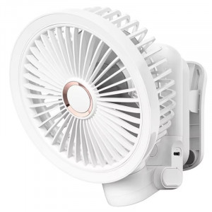 Портативный вентилятор GF12 с зажимом+LED 5400mAh