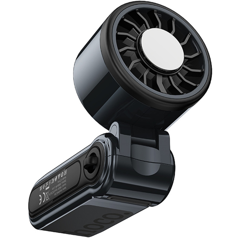 Фото Портативный вентилятор Hoco HX604 handheld folding fan 3000 mAh (Navy Blue) в магазине vchehle.ua