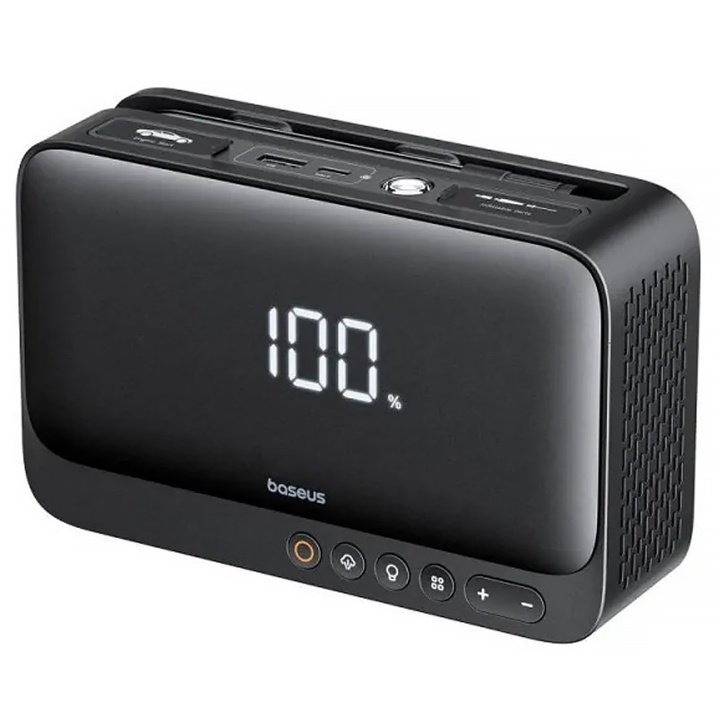 Пусковий пристрій (бустер) для автомобіля Baseus Super Energy 6000 mAh (C00245902111) (Cluster Black)