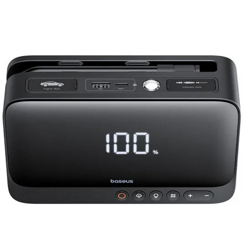 Фото Пусковий пристрій (бустер) для автомобіля Baseus Super Energy 6000 mAh (C00245902111) (Cluster Black) в маназині vchehle.ua