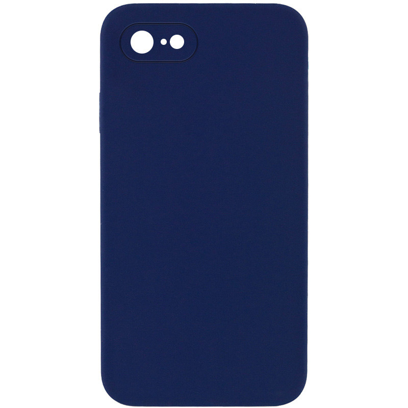 Чехол Silk Square Full Camera Protective (AA) NO LOGO для Apple iPhone 7/8/SE (2020) (4.7") (Темно-синий / Midnight blue)